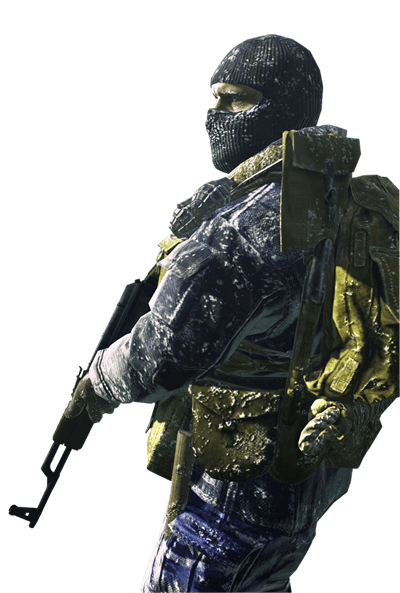 Un soldato nel gioco Call Of Duty